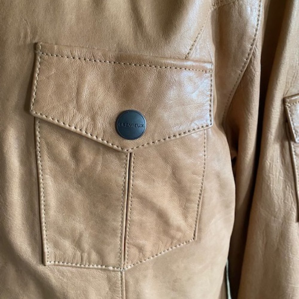 Daniel Cremieux Leather Shirt Jacket - Picture 2 of 14